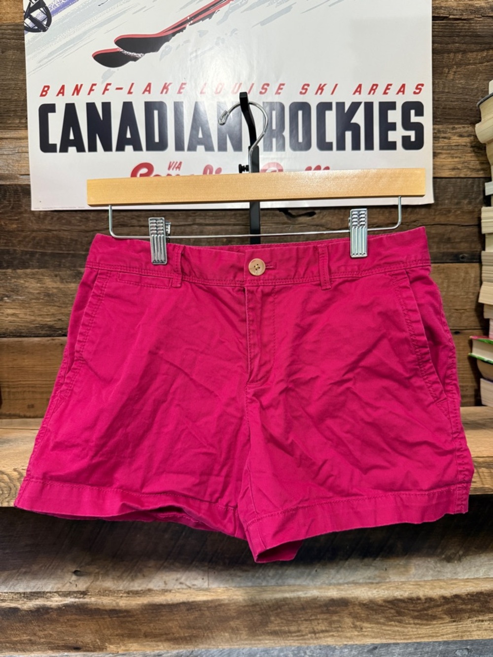 Banana Republic Women’s Hot Pink High Waist Cotton Shorts